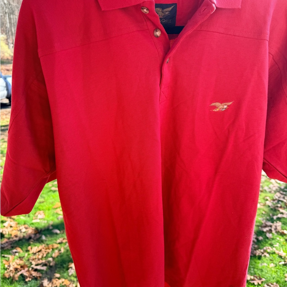 NWOTS Vibrant Red Polo Shirt with Embroidered Emblem - Picture 8 of 8